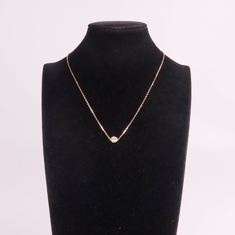 Chaumet 18K玫瑰金Liens Seduction Pendant鑽石項鍊-8
