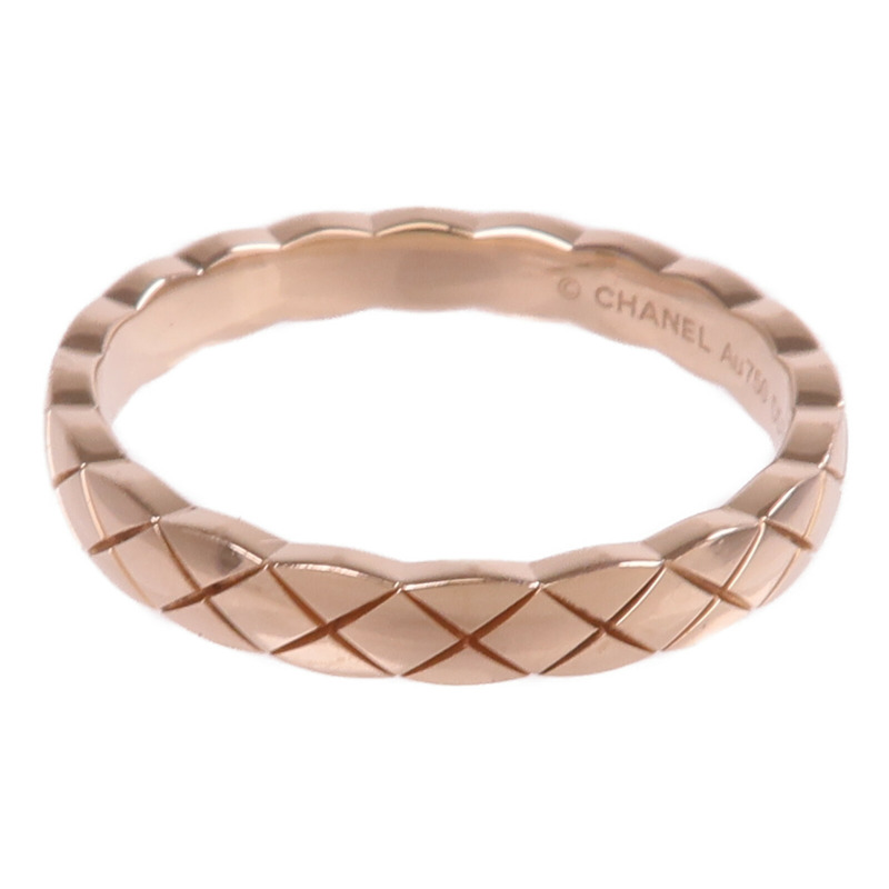 CHANEL 18K玫瑰金Coco Crush戒指Chanel#58/US#8.25-2