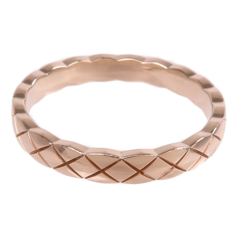 CHANEL 18K玫瑰金Coco Crush戒指Chanel#58/US#8.25-3