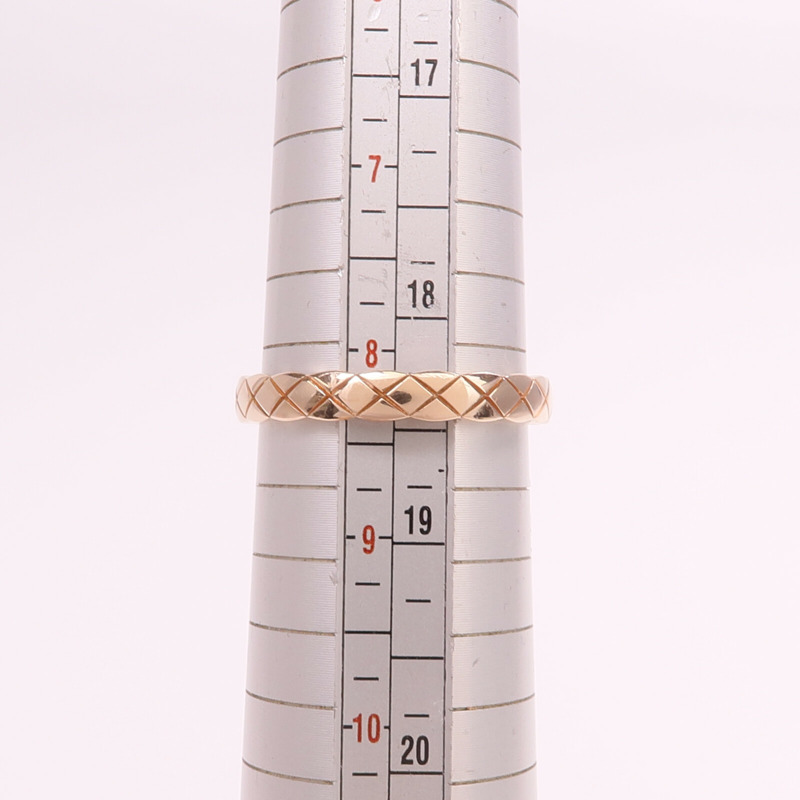 CHANEL 18K玫瑰金Coco Crush戒指Chanel#58/US#8.25-6