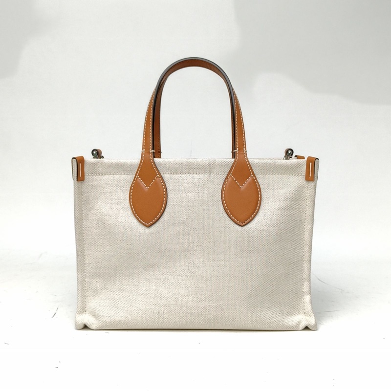 GUCCI 拼色帆布銀扣單肩包-2