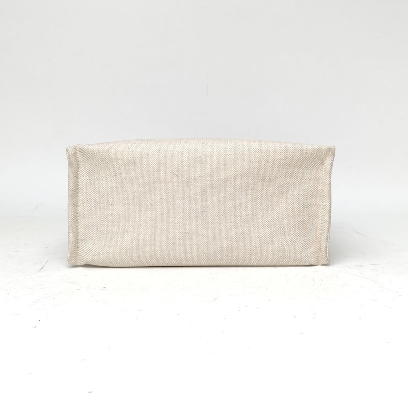 GUCCI 拼色帆布銀扣單肩包-3