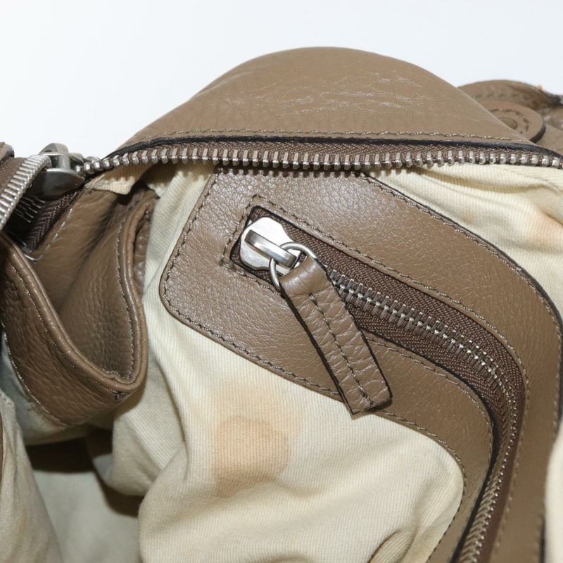 【日本直送】Chloe Paddington 手提包 皮革 棕色 金 銀色 正品 ep13108V-27