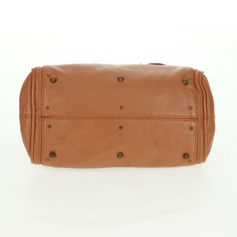 【日本直送】Chloe Paddington 手提包 真皮 棕色 金銀色 正品 ep13039SAV-4