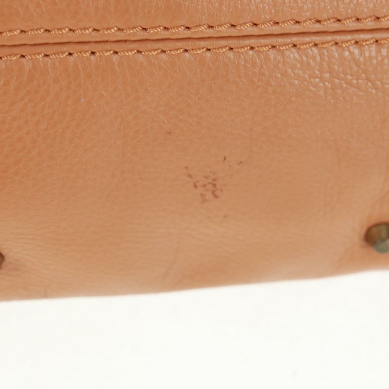 【日本直送】Chloe Paddington 手提包 真皮 棕色 金銀色 正品 ep13039SAV-5