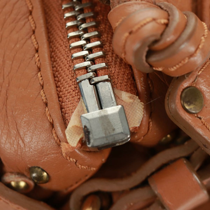 【日本直送】Chloe Paddington 手提包 真皮 棕色 金銀色 正品 ep13039SAV-8