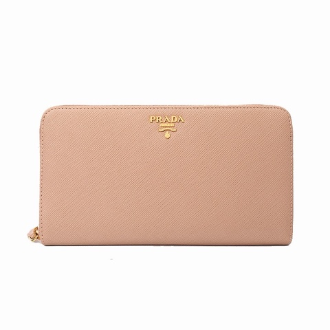 Prada 女士 Saffiano拉鍊錢包均碼碼20.8cm*1.7cm*11.9cm