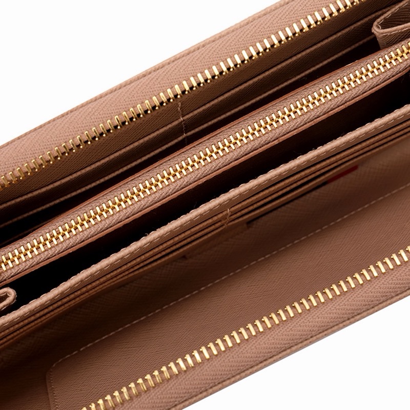 Prada 女士 Saffiano拉鍊錢包均碼碼20.8cm*1.7cm*11.9cm-4