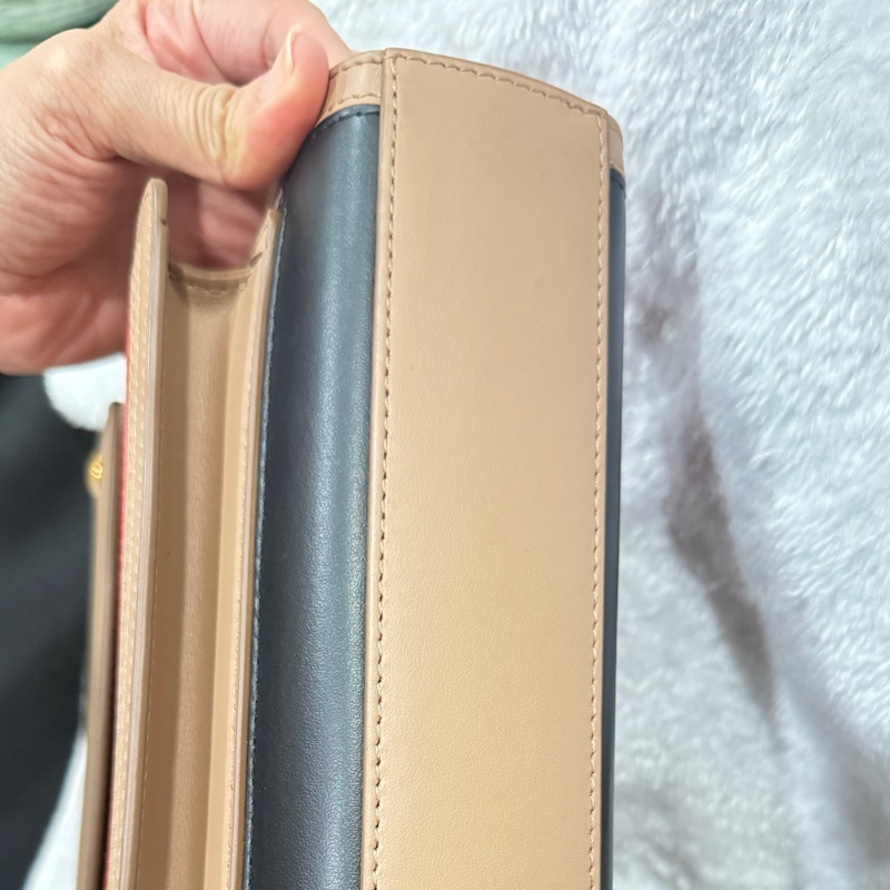 全新 BURBERRY 全皮 焦糖 奶茶 三色斜背手提兩用包 8036791 POCKET BAG-9