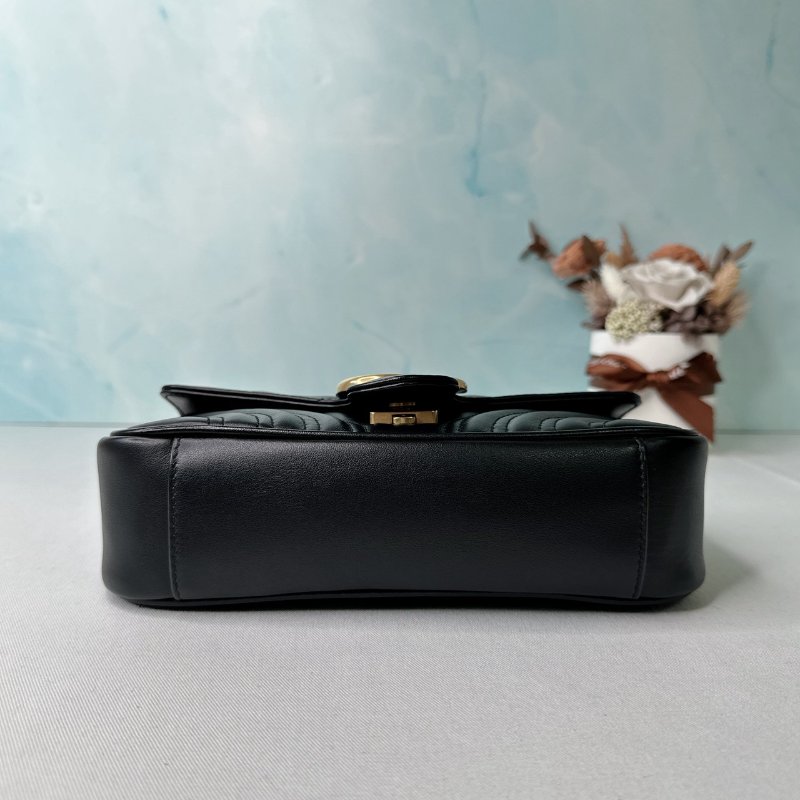 GUCCI Marmont翻蓋鏈帶包-7