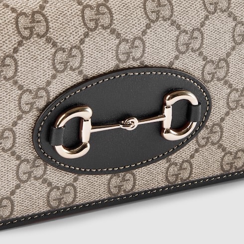 Gucci 女士 Horsebit 1955飾鏈帶錢包均碼碼19cm*4cm*10cm-2