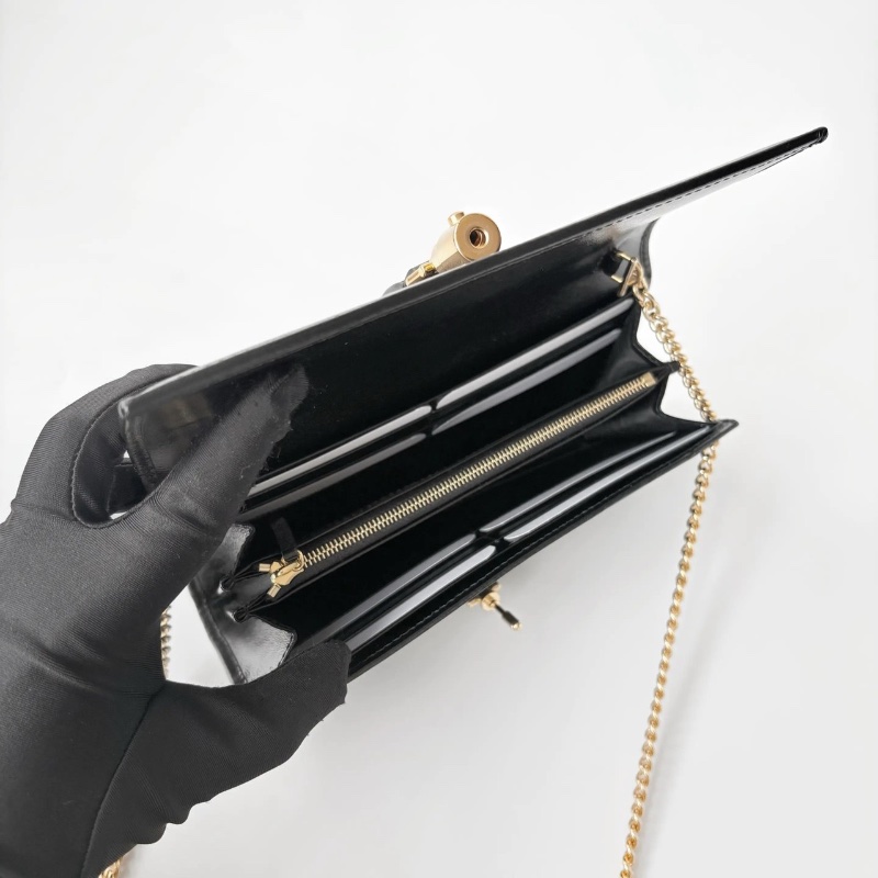 gucci Jackie1961 黑金 Woc 鏈條包19*10 98新配件肩帶塵袋-2