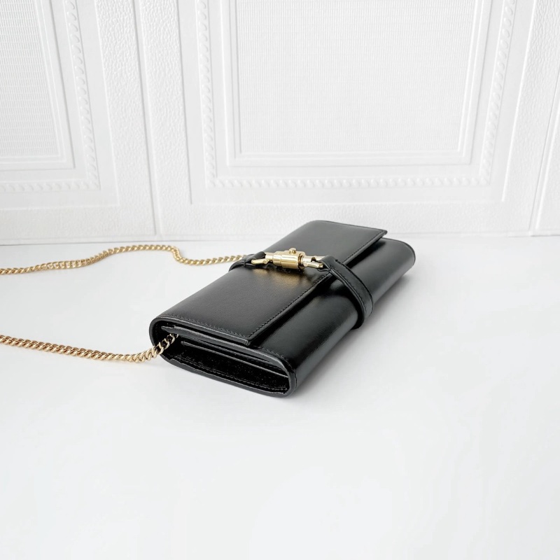 gucci Jackie1961 黑金 Woc 鏈條包19*10 98新配件肩帶塵袋-3