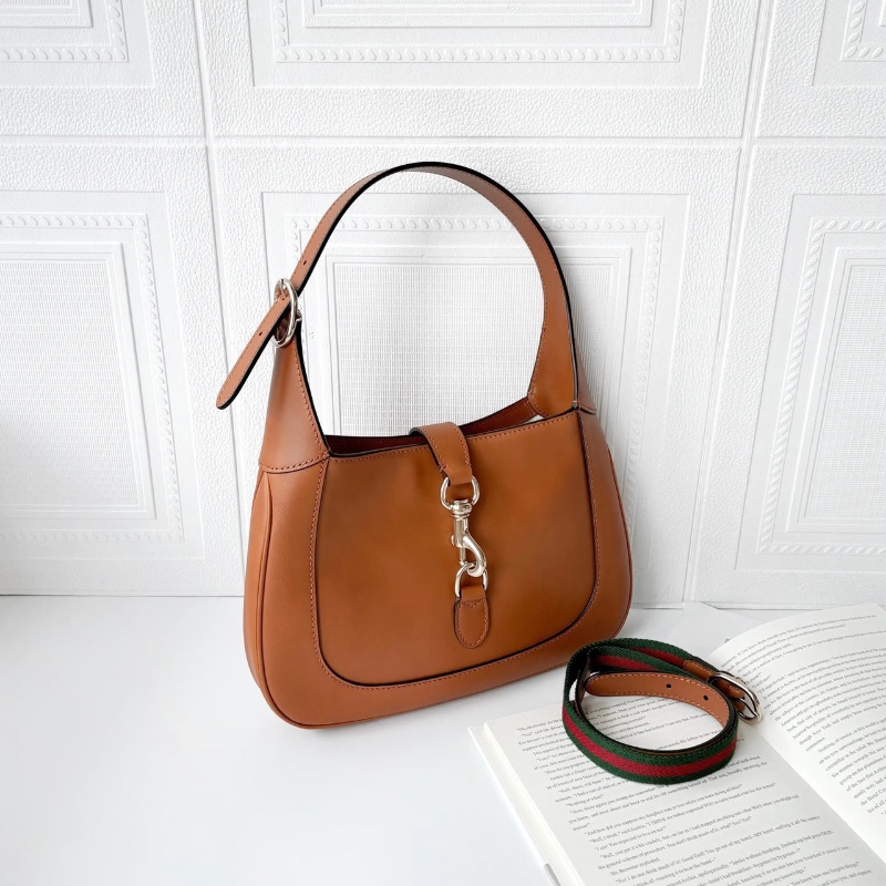 gucci Jackie1961 焦糖棕🤎 中號腋下包27*19 98新配件肩帶塵袋-2