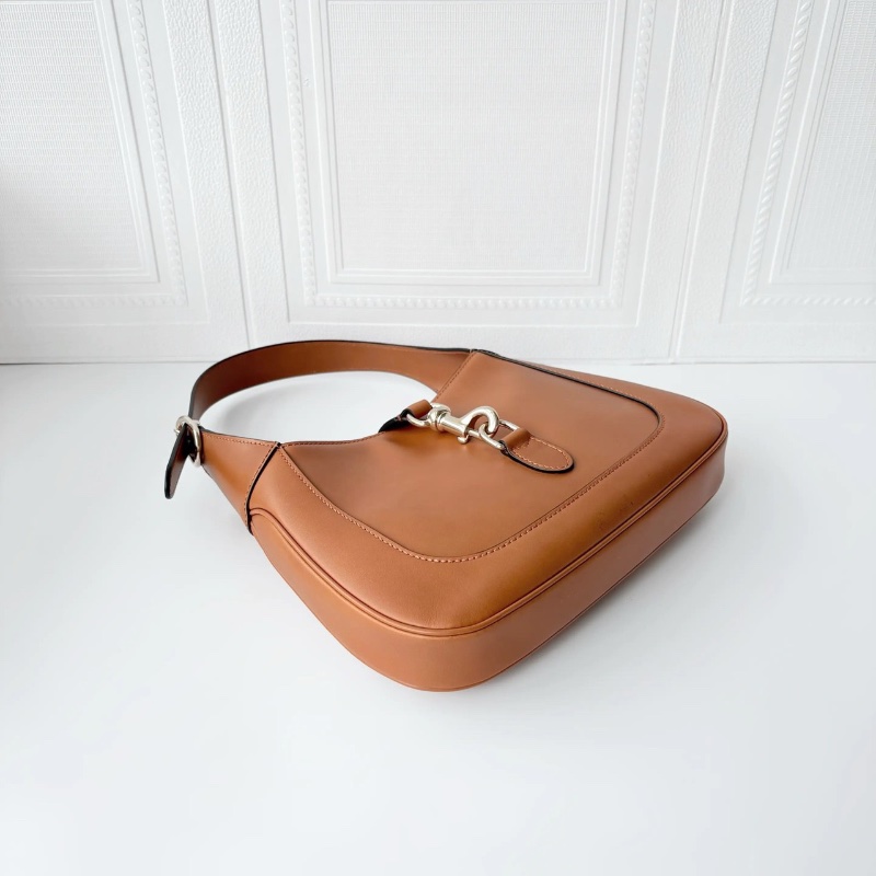 gucci Jackie1961 焦糖棕🤎 中號腋下包27*19 98新配件肩帶塵袋-4