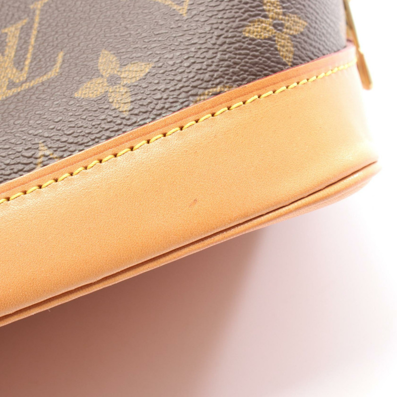 路易威登 Alma PM 手提包 M51130 Monogram 帆布皮革棕色二手 LV-8