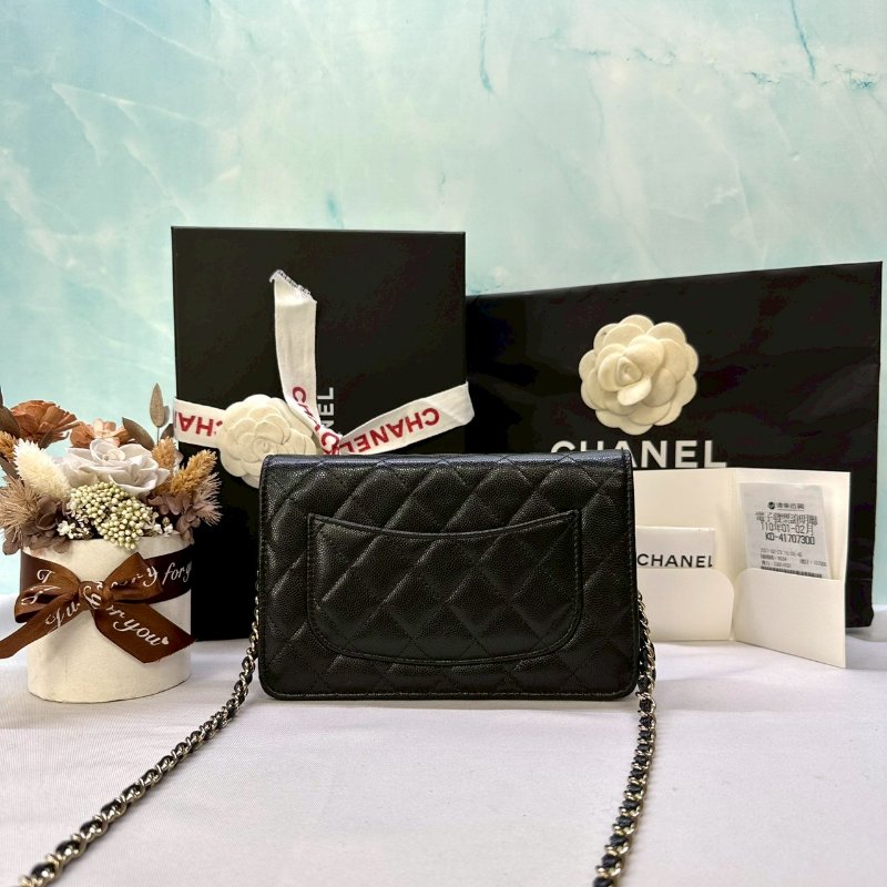 CHANEL 古巴荔枝牛WOC鏈帶包-1