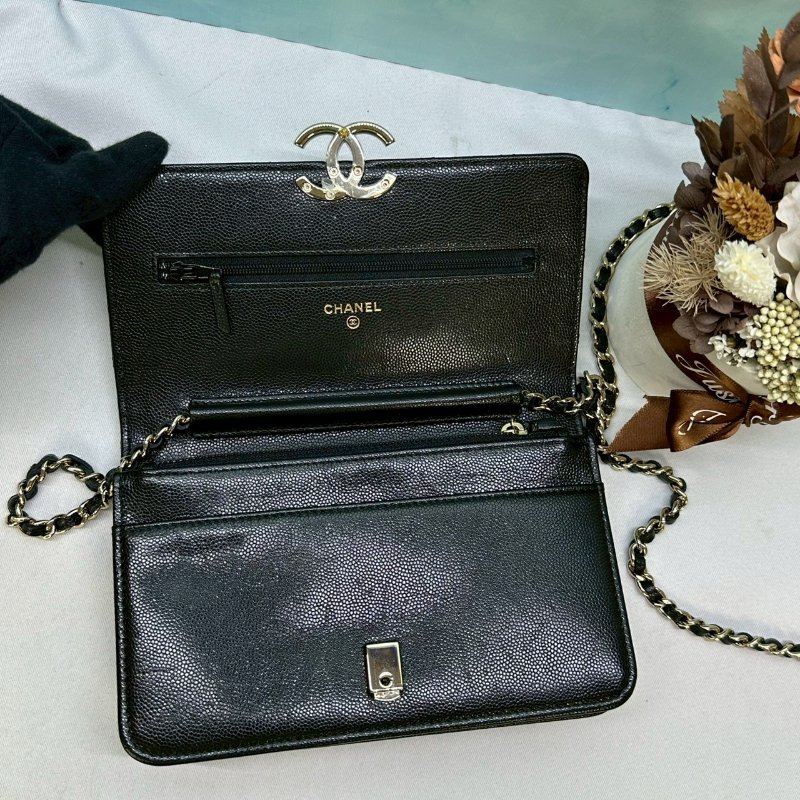 CHANEL 古巴荔枝牛WOC鏈帶包-4