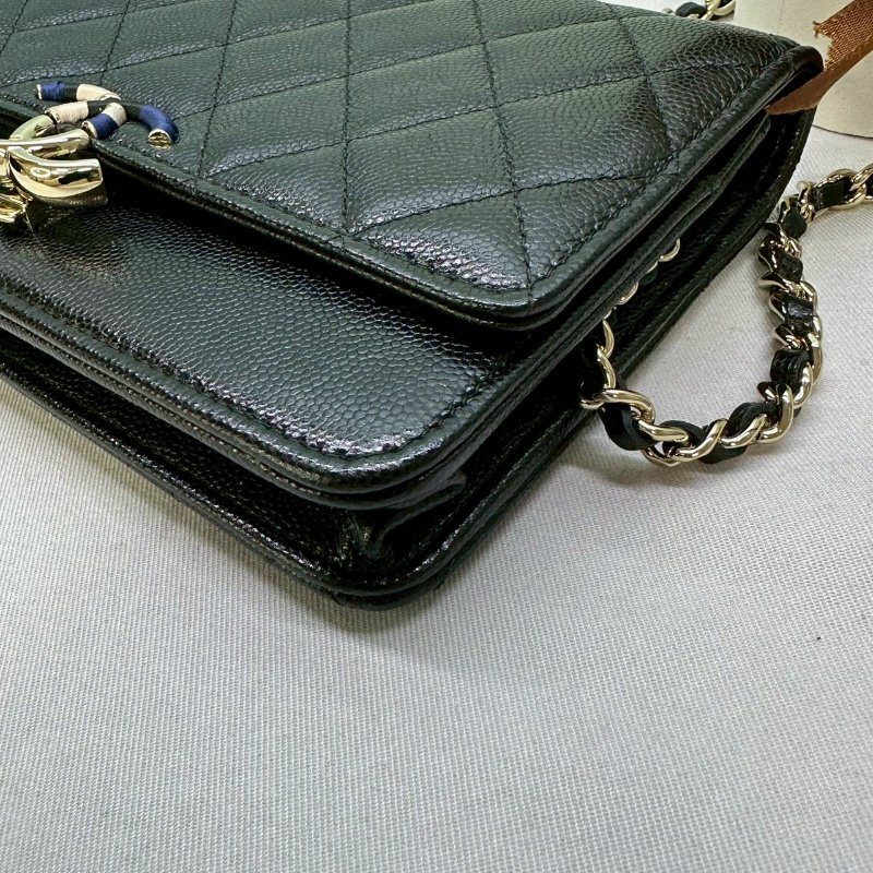 CHANEL 古巴荔枝牛WOC鏈帶包-8