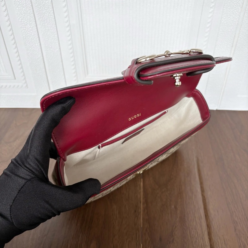 Gucci Horsebit 1955 情人節限定 23*12 99新配件塵袋 肩帶-3