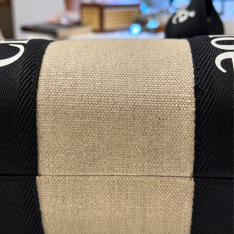 Chloe woddy黑色肩背 中號 托特包通勤包-15