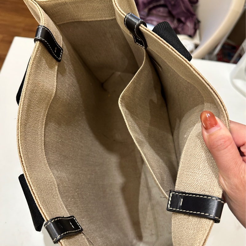 Chloe woddy黑色肩背 中號 托特包通勤包-31