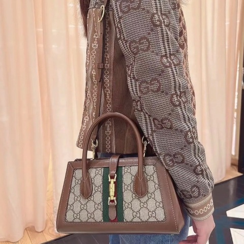 gucci Jackie1961 小tote 斜背包24*14 99新配件肩帶保卡塵袋