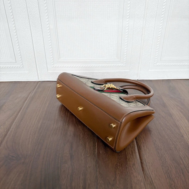 gucci Jackie1961 小tote 斜背包24*14 99新配件肩帶保卡塵袋-5