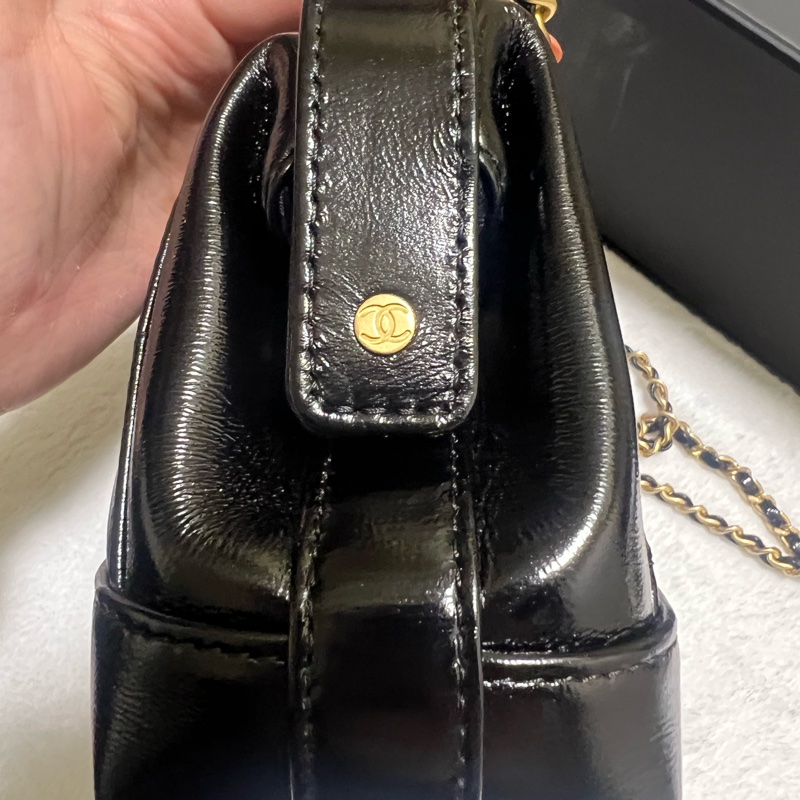 chanel24k 黑色 小號醫生包-2