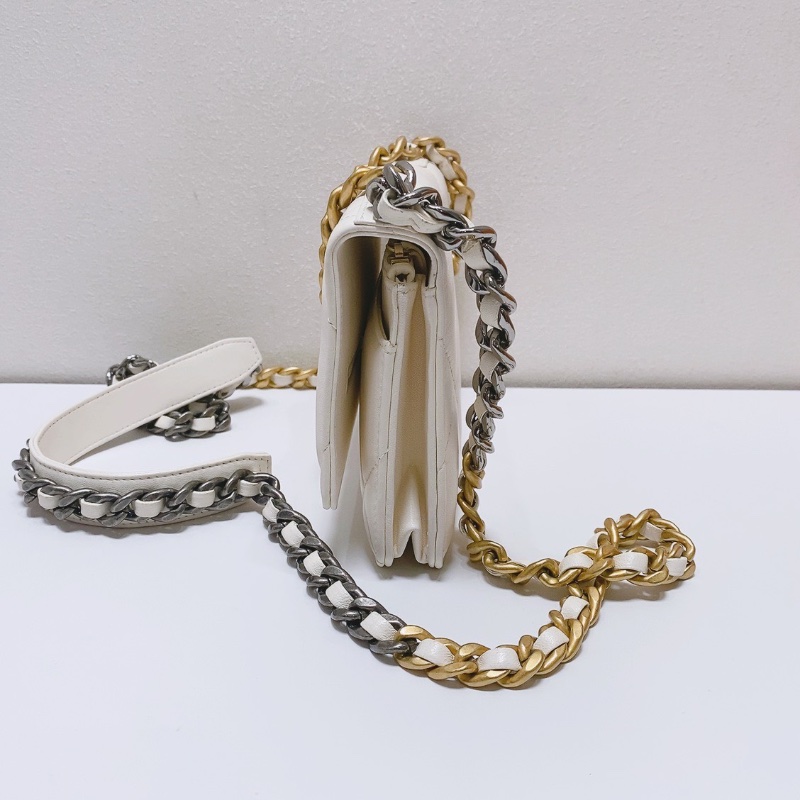 chanel白金19bag woc鏈條包 芯片19*4*11 98新配件塵袋-5
