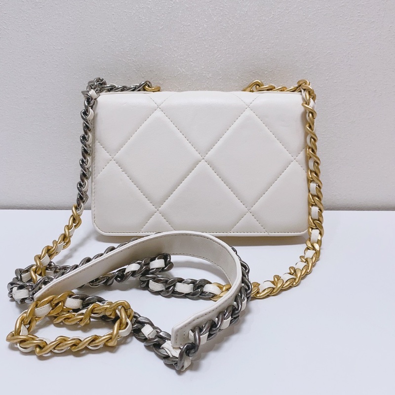 chanel白金19bag woc鏈條包 芯片19*4*11 98新配件塵袋-8