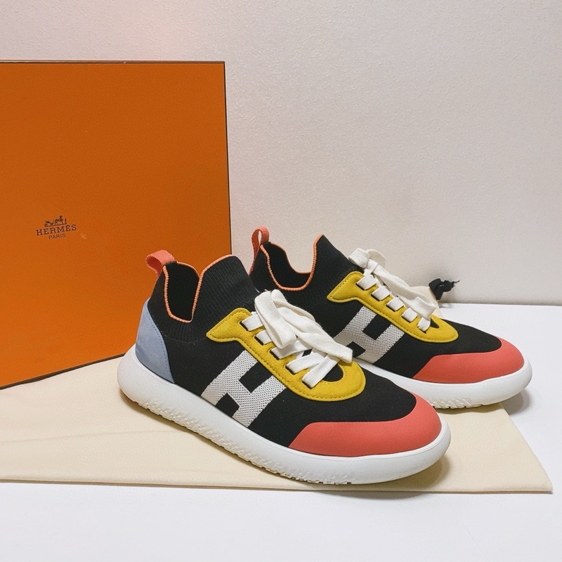 Hermes愛馬仕拼色運動鞋，成色98新，42碼 無附件：裸鞋-1