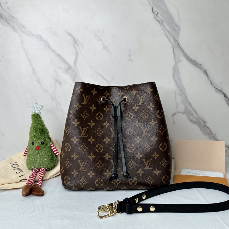 LV NeoNoe黑色水桶包-0