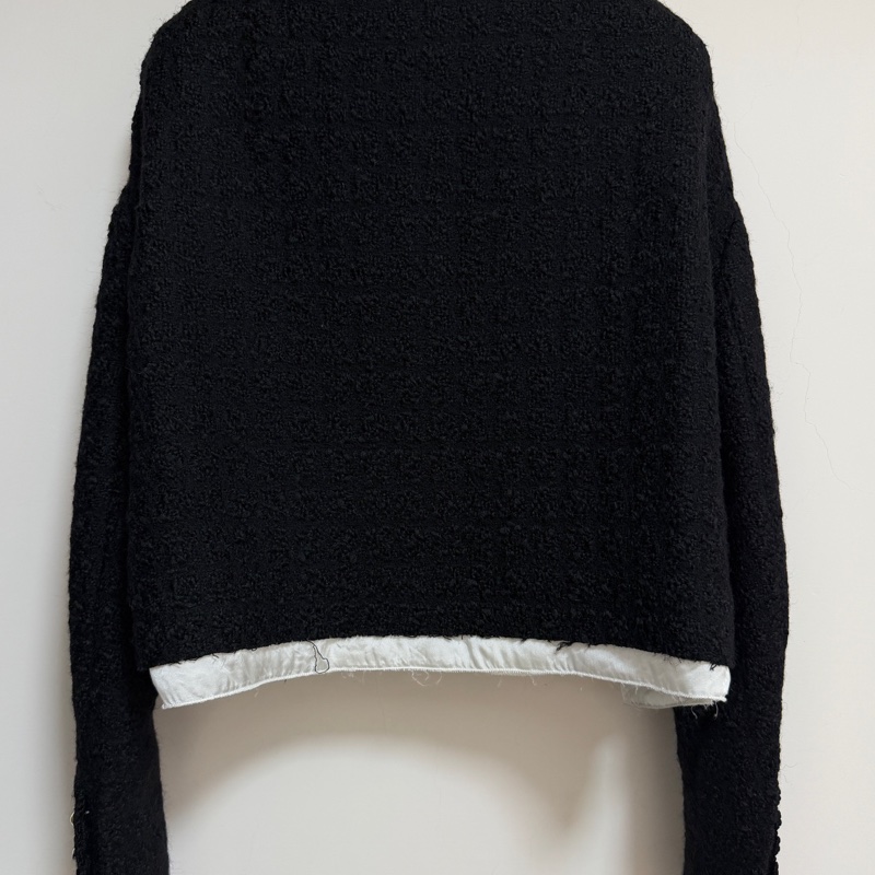 Miumiu 粗花呢外套 黑色 原價13萬-6