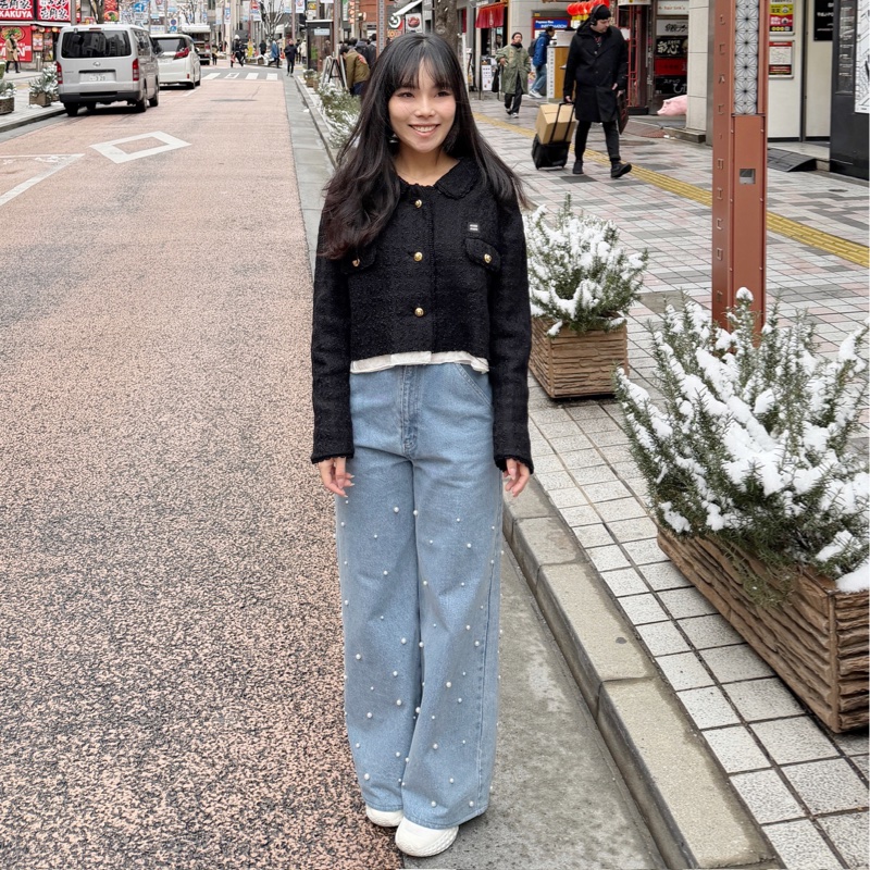 Miumiu 粗花呢外套 黑色 原價13萬-13