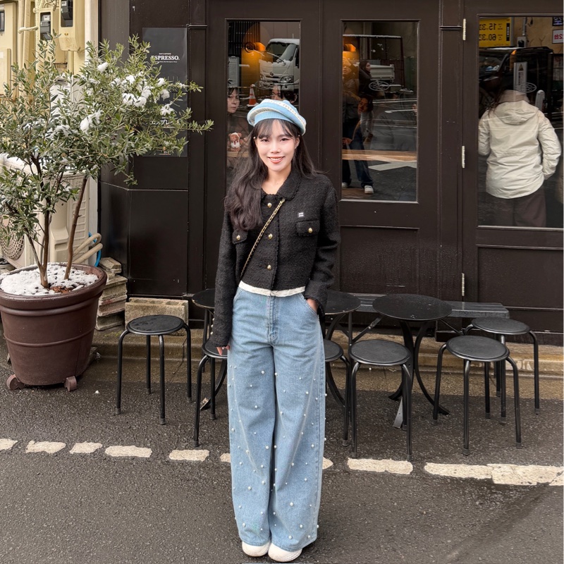 Miumiu 粗花呢外套 黑色 原價13萬-15