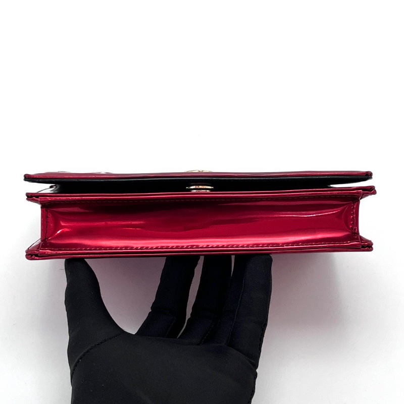 DIOR紅金盾牌woc鏈條包19*13*3 98新配件塵袋-4