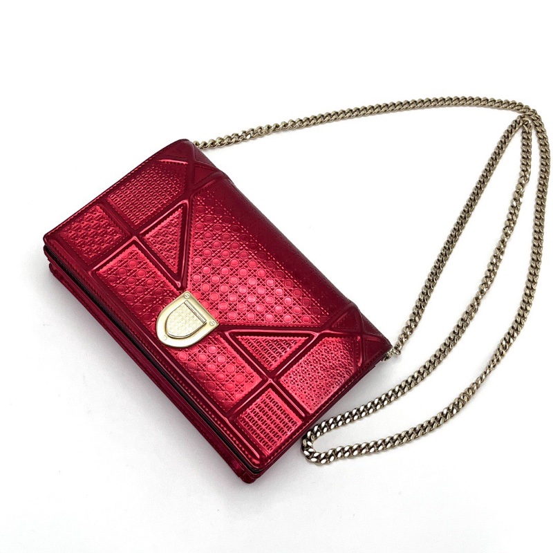 DIOR紅金盾牌woc鏈條包19*13*3 98新配件塵袋-5