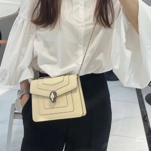 BVLGARI Serpenti Forever系列小號肩背斜背包20*14*4.5 全新閒置配件塵袋吊牌雨衣鏡子