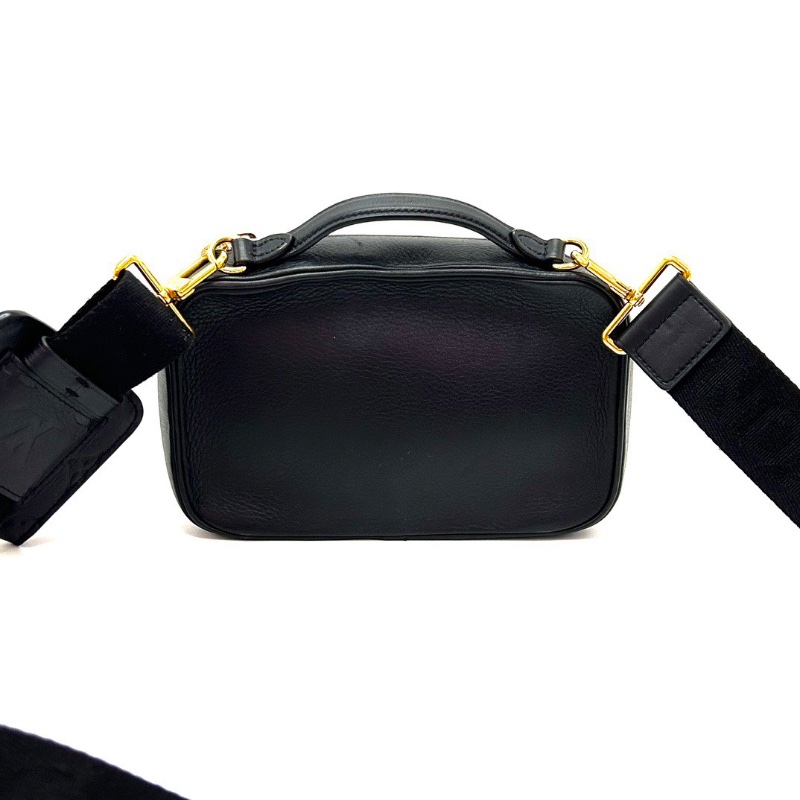 LV UtilityCrossbody黑金 壓花手提肩背斜背炸藥包芯片款20*13.5*5.5 98新配件塵袋-6