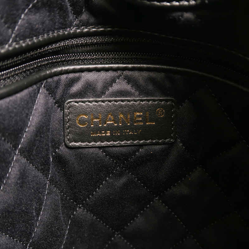 CHANEL 牛皮皮革Chanel 22 Backpack金扣鏈帶背包-5