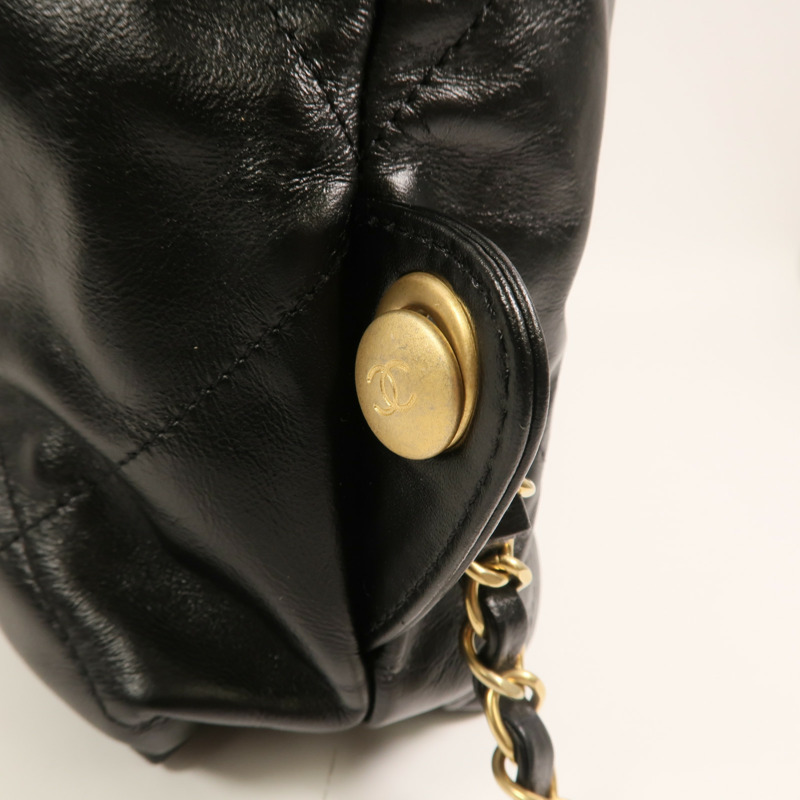 CHANEL 牛皮皮革Chanel 22 Backpack金扣鏈帶背包-10