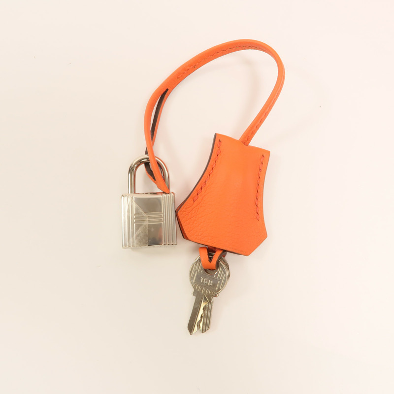 HERMES Evercolor皮革Kelly 28銀扣手挽肩背兩用袋Rose Texas-9