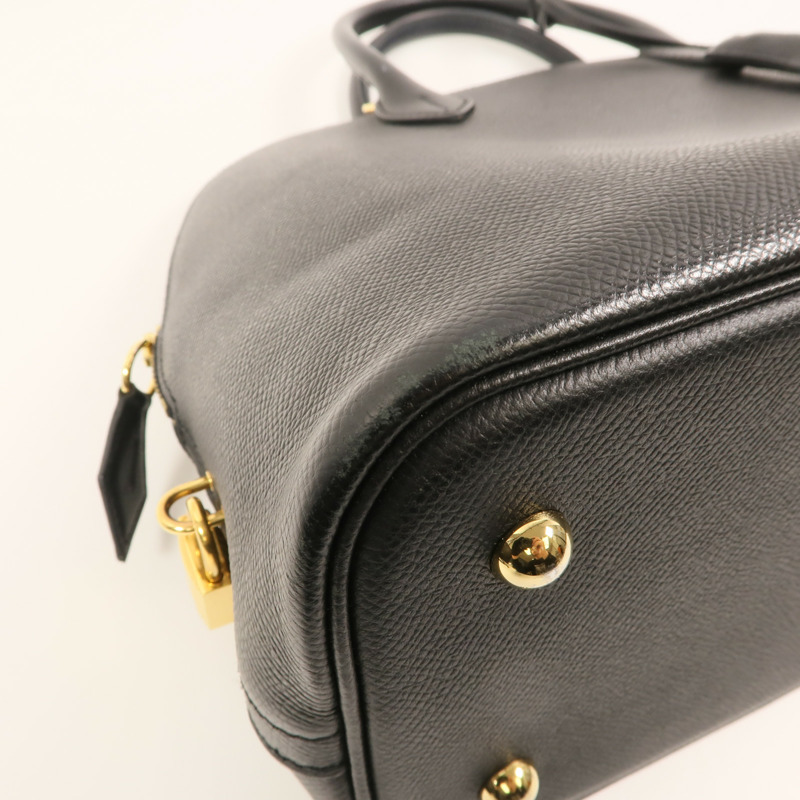 HERMES Epsom皮革Bolide1923 30金扣手挽肩背兩用袋Noir-13