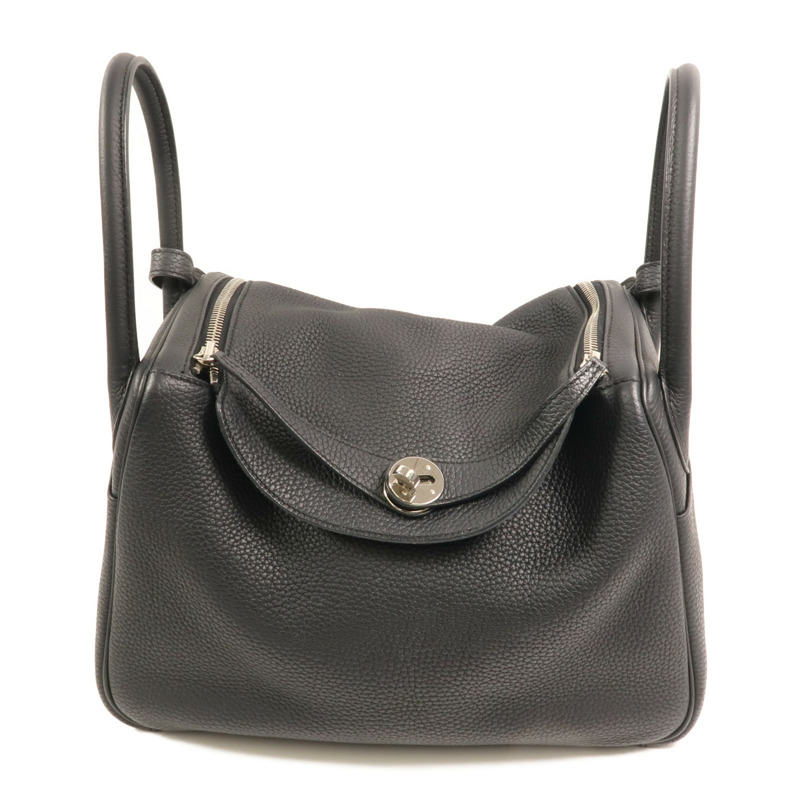 HERMES 帆布Bride A Brac PM銀扣手挽袋-0