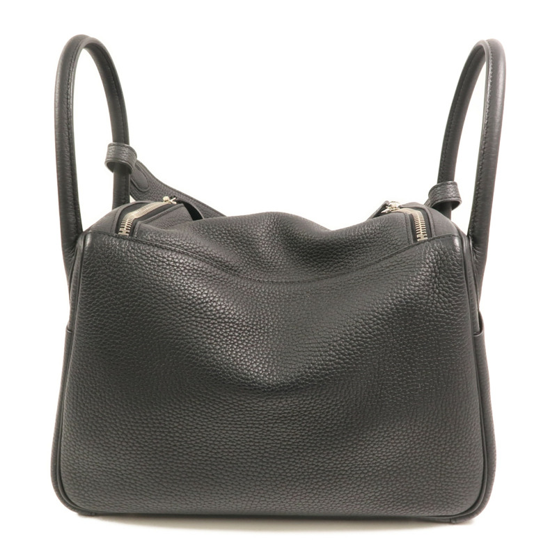 HERMES 帆布Bride A Brac PM銀扣手挽袋-1