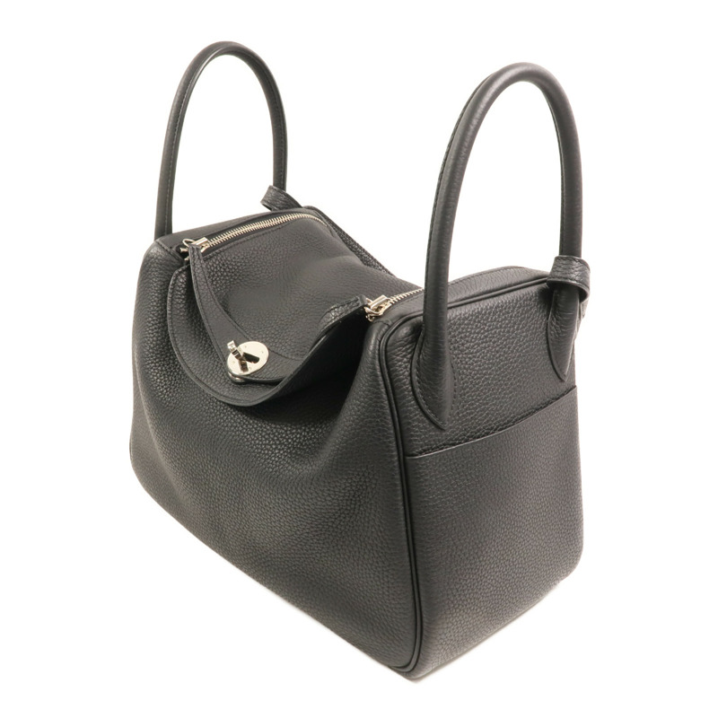 HERMES 帆布Bride A Brac PM銀扣手挽袋-2