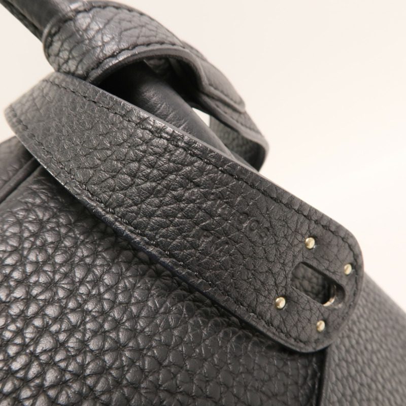 HERMES 帆布Bride A Brac PM銀扣手挽袋-6