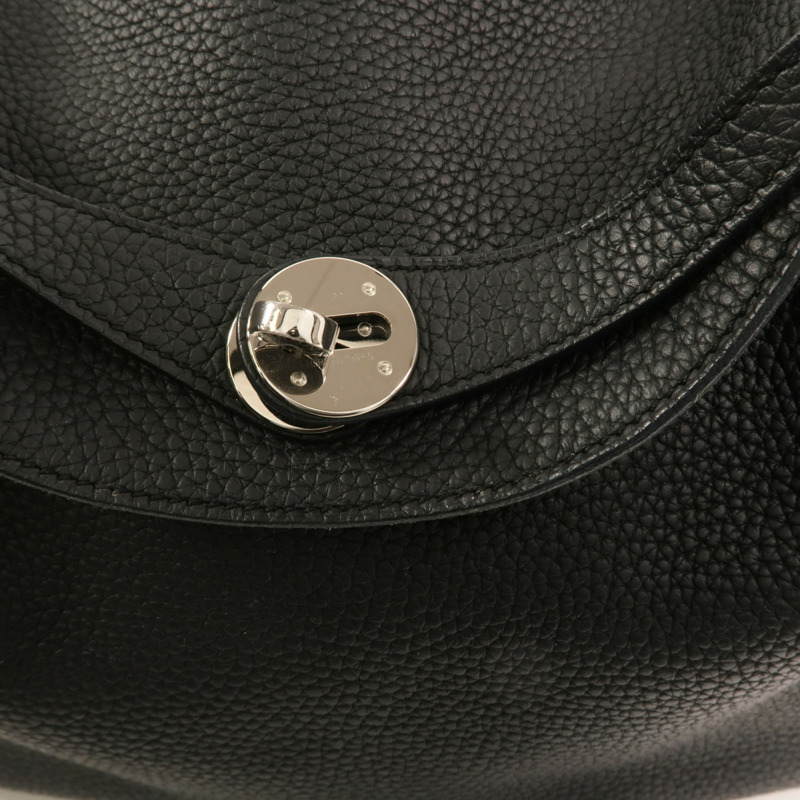 HERMES 帆布Bride A Brac PM銀扣手挽袋-9