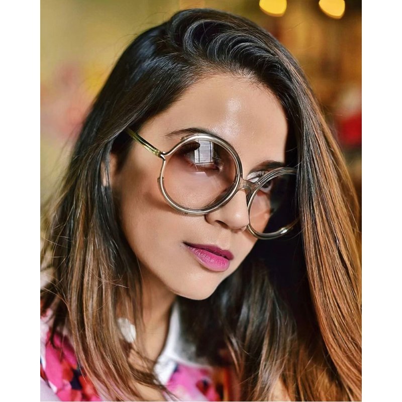 Chloe太陽眼鏡 (茶配金)-6